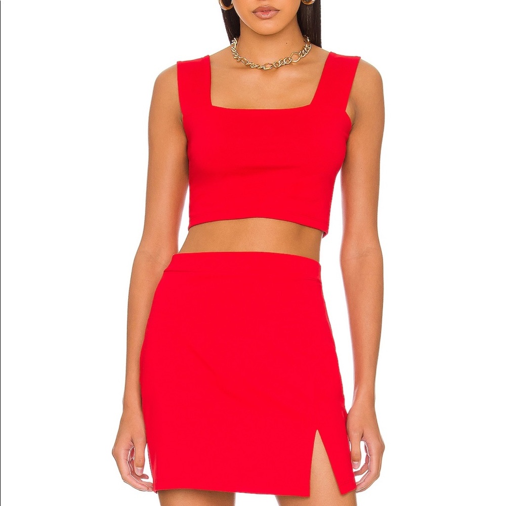 Red love! Super cute Susana Monaco x Revolve collab two piece set